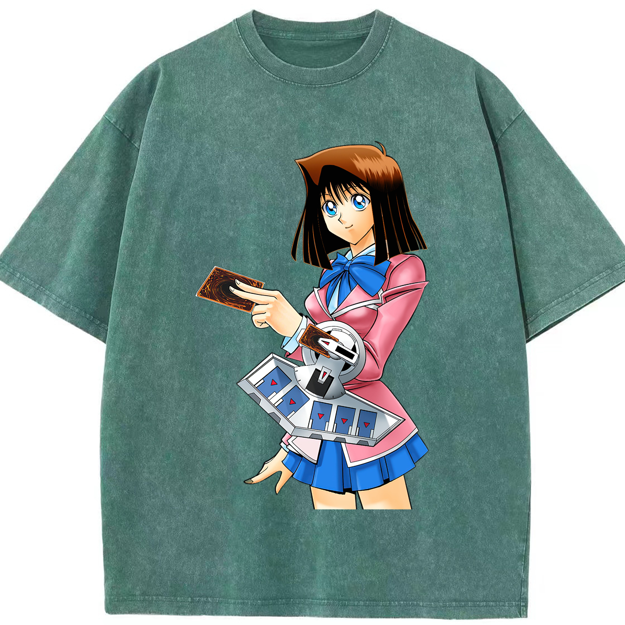 （画像用） 遊☆戯☆王 Yu-Gi-Oh! 綿100% ヴィンテージ風 半袖Tシャツ（フロントプリント）